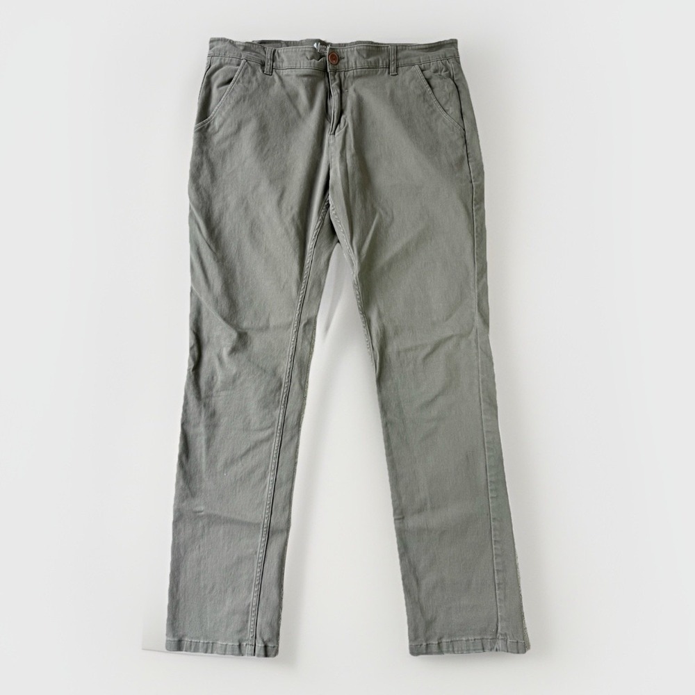 Mugsy Pants Men's Size 40x30 Olives Chino Green Stretch Performance K3PNOL